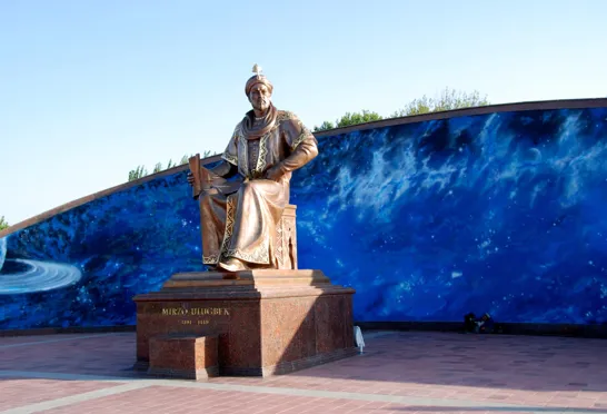 Ulugh Beg var en stor astronom i middelalderen med observatorium i Samarkand. Foto Flemming Lauritzen