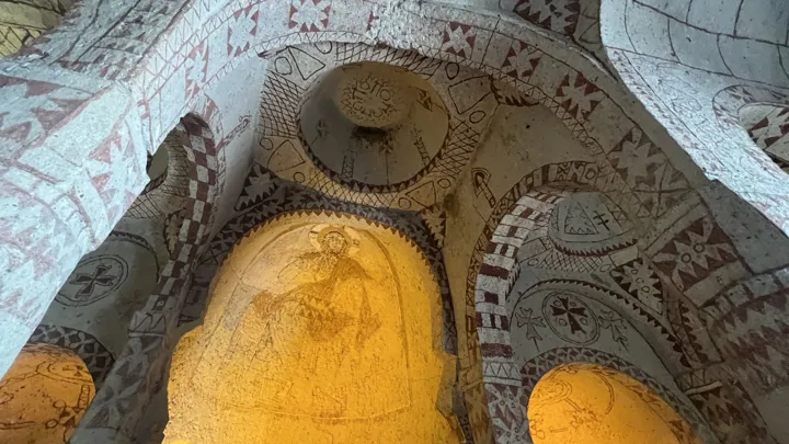 Klippekirke i Göreme open air museum. Foto Tea Tougaard