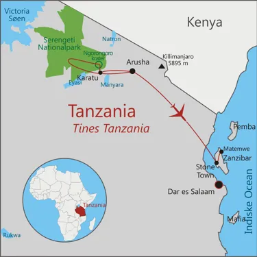 Arusha - Ngorogoro - Serengeti - Zanzibar