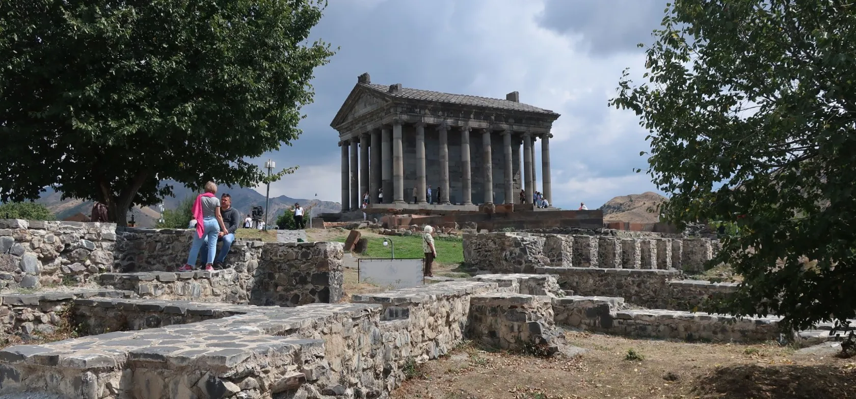 Garni templet er et levn fra en før-kristen tid i Armenien. Foto Thomas Sørensen