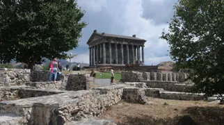 Garni templet er et levn fra en før-kristen tid i Armenien. Foto Thomas Sørensen