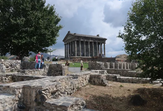 Garni templet er et levn fra en før-kristen tid i Armenien. Foto Thomas Sørensen