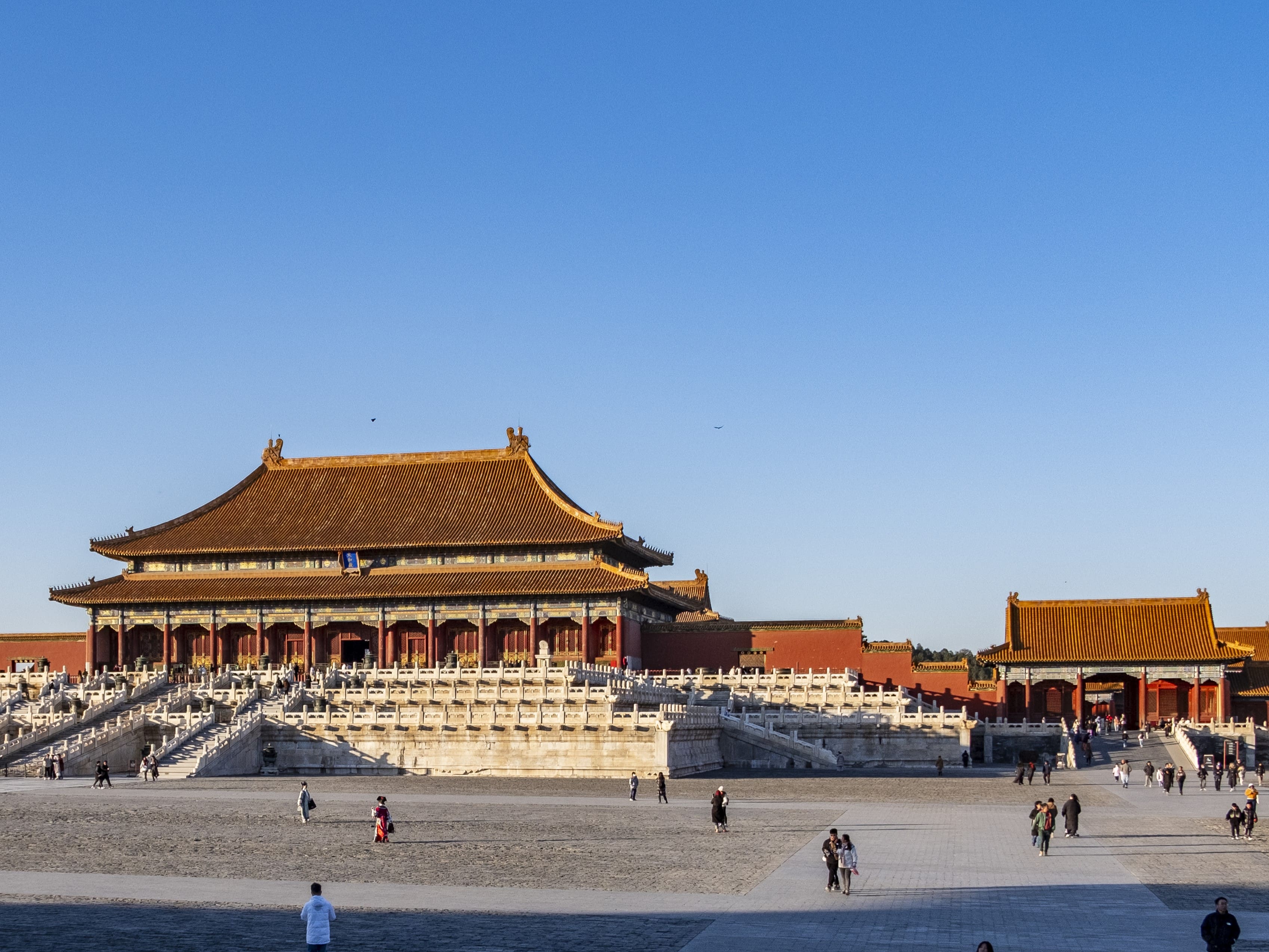 Vi besøger Den Forbudte by, den tidligere kejserbolig, som i godt 500 år var stedet, hvorfra kejserne regerede Kina. Foto Carsten Lorentzen