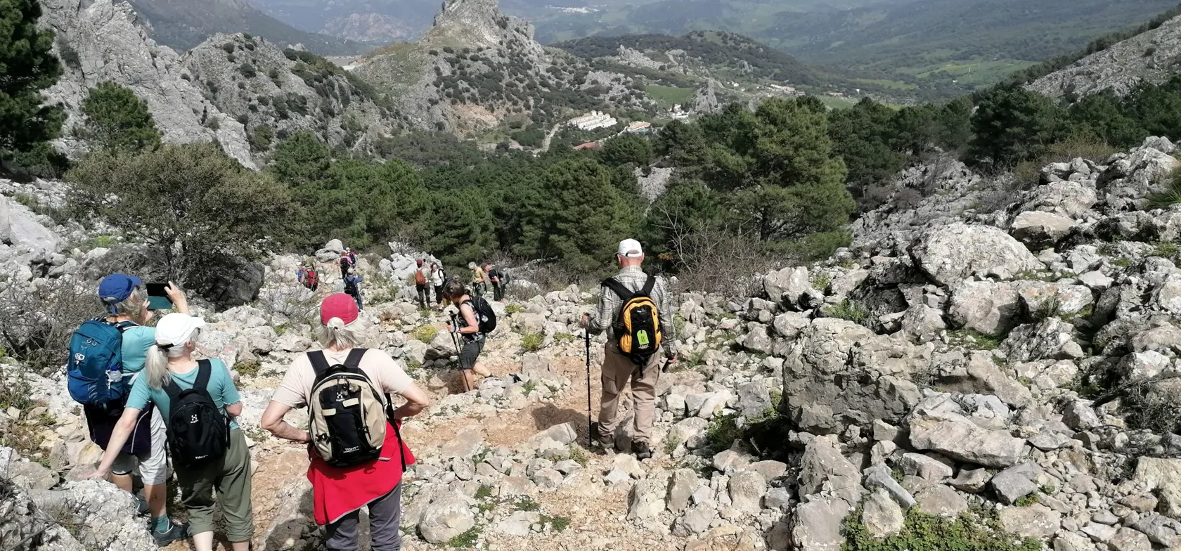 Bjergvandring med udsigter over Grazalema. Foto Pia Bruun