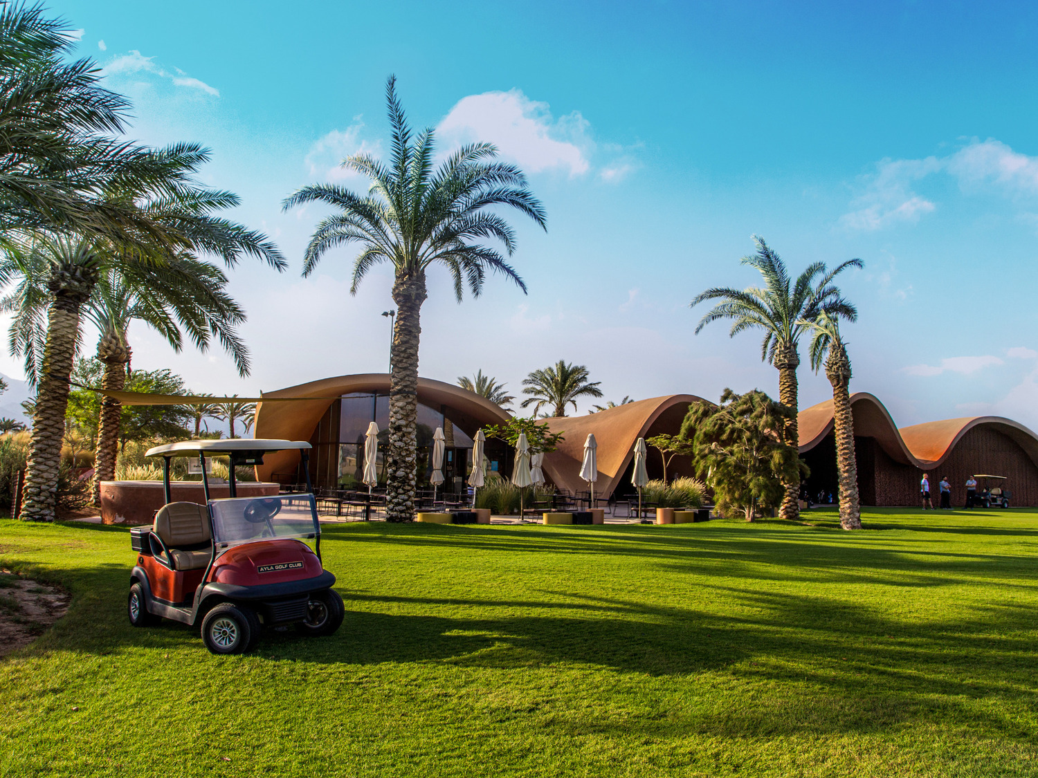 Ayla Golf Club i Jordan har moderne faciliteter og henvender sig til både erfarne spillere og begyndere. Foto Viktors Farmor
