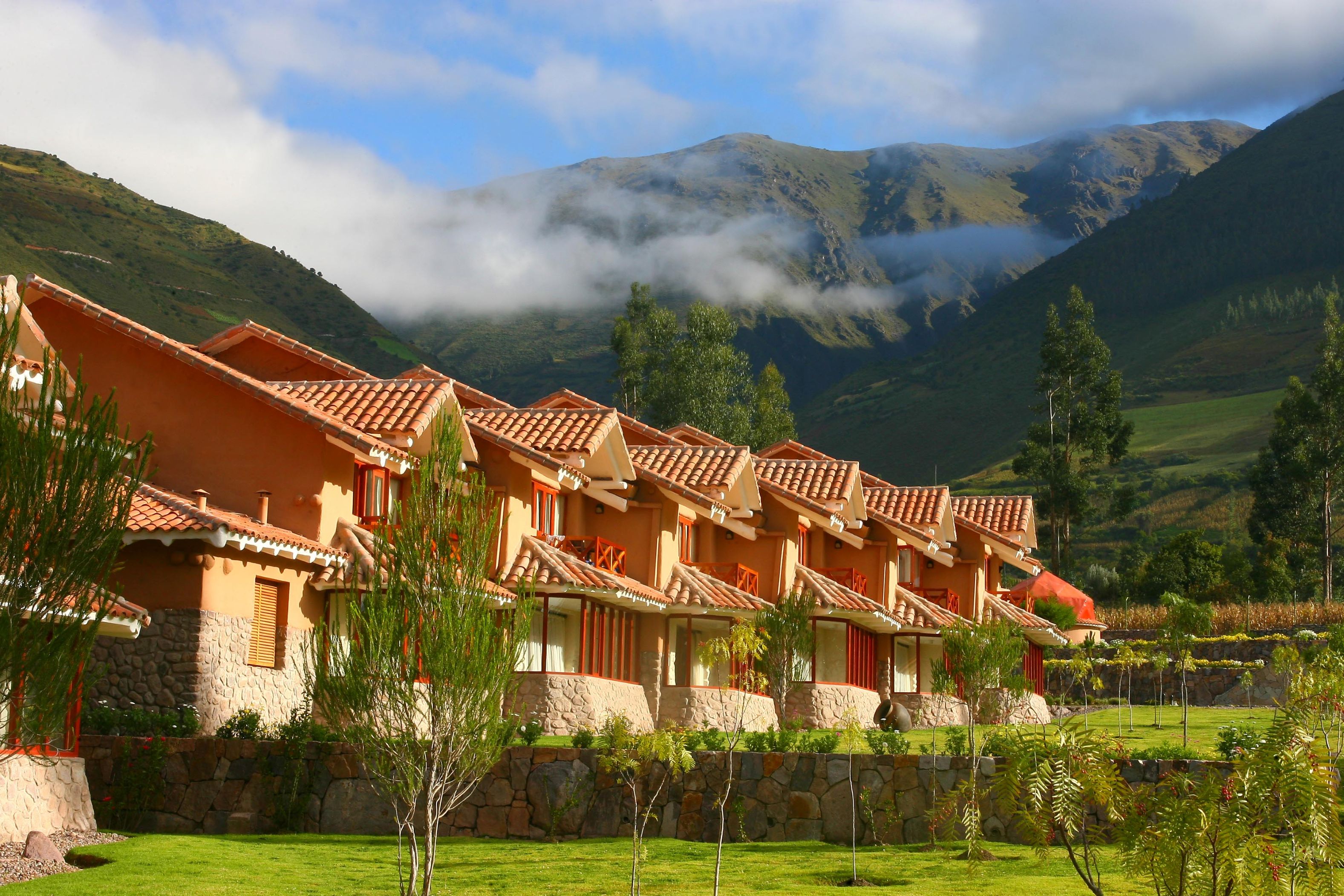 I den hellige dal har vi tre nætter på et skønt hotel i flotte omgivelser. Foto Viktors Farmor
