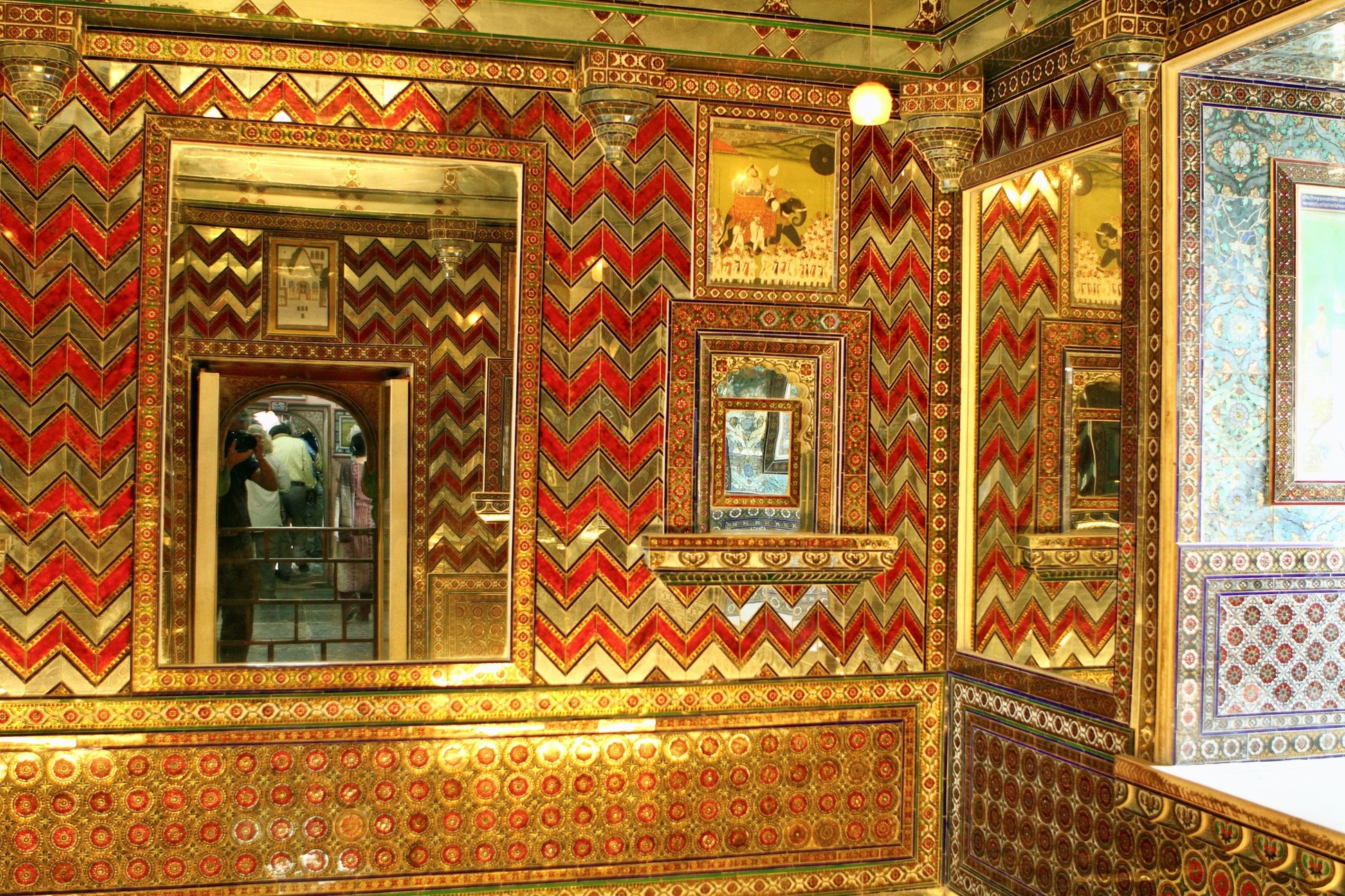 Paladset i Udaipur er rigt dekorerede. Foto af Anders Stoustrup