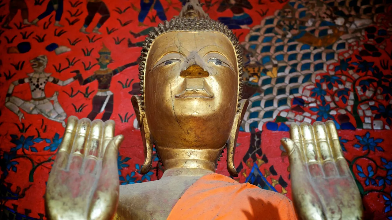 Vi kommer tæt på den buddhistiske kultur i både Laos og Cambodia. Foto Viktors Farmor 