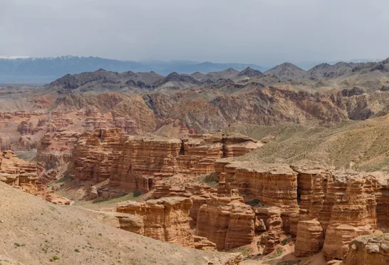 Charynkløften er Kazakhstans svar på Grand Canyon. Foto Lilli Schuldt