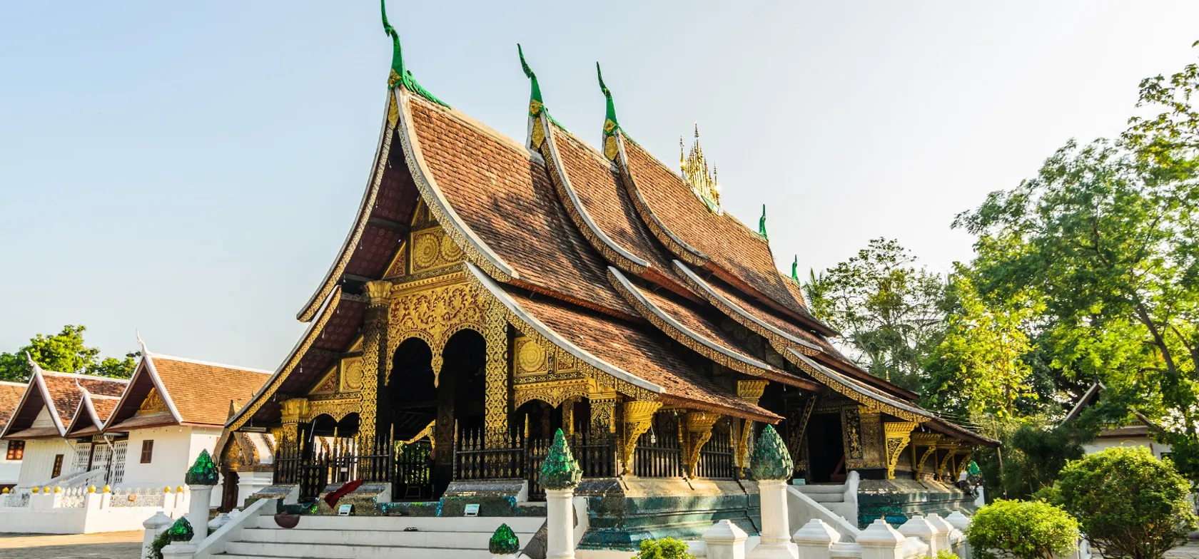 Wat Xieng Thong templet i Luang Prabang. Foto Viktors Farmor