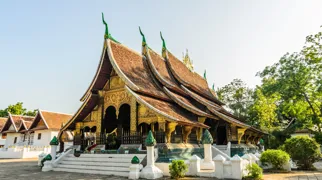 Wat Xieng Thong templet i Luang Prabang. Foto Viktors Farmor