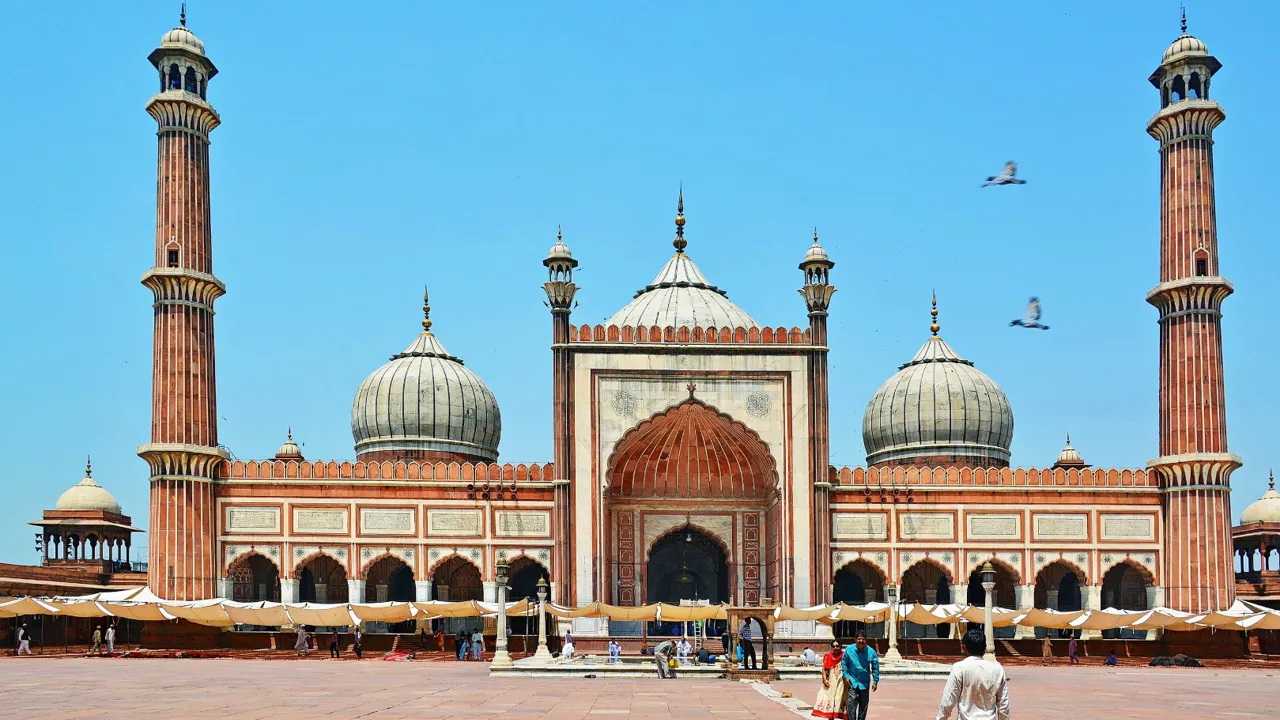 Den store moske i Delhi. Foto Claus Christensen
