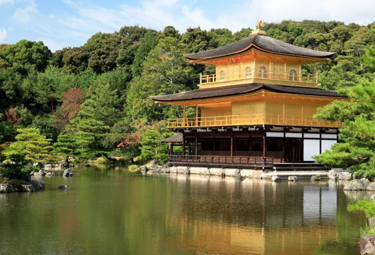 Den Gyldne pavillion i templet Kinkaku-Ji. Foto Anders Stoustrup