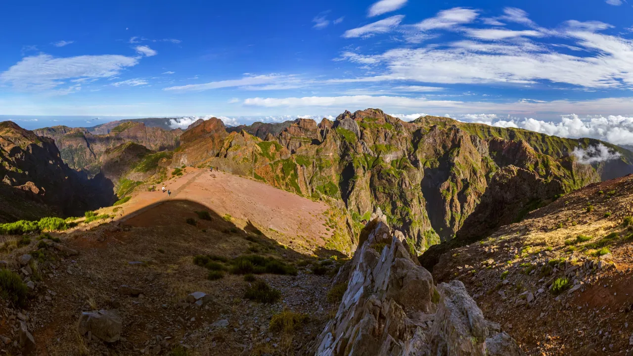 Man har en formidabel udsigt over Madeira fra Pico do Arieiro. Foto Viktors Farmor