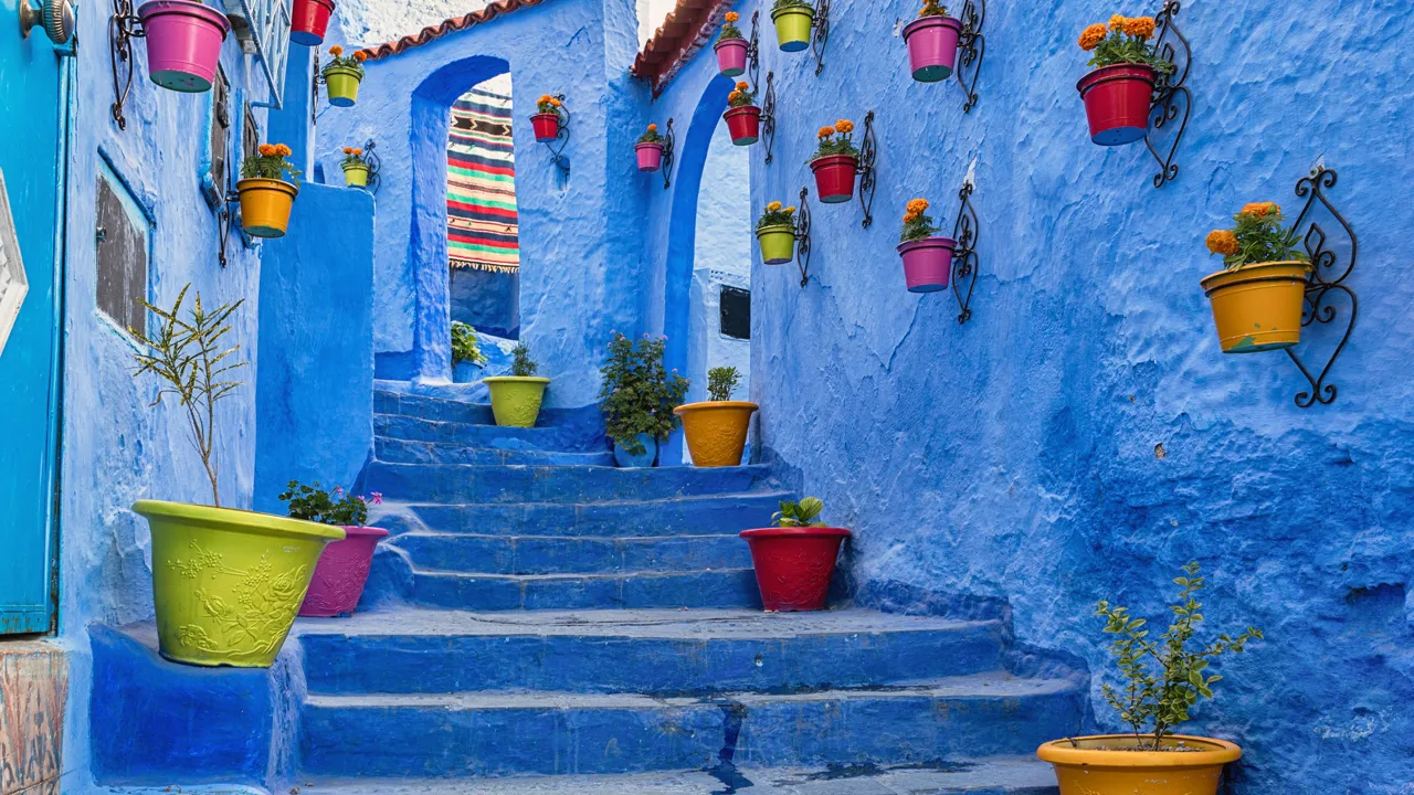 Farverige Marokko venter på dig. En rejse til Marokko fylder sanserne og giver uforglemmelige oplevelser. 
