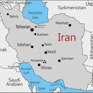 Irankort tillandesiden