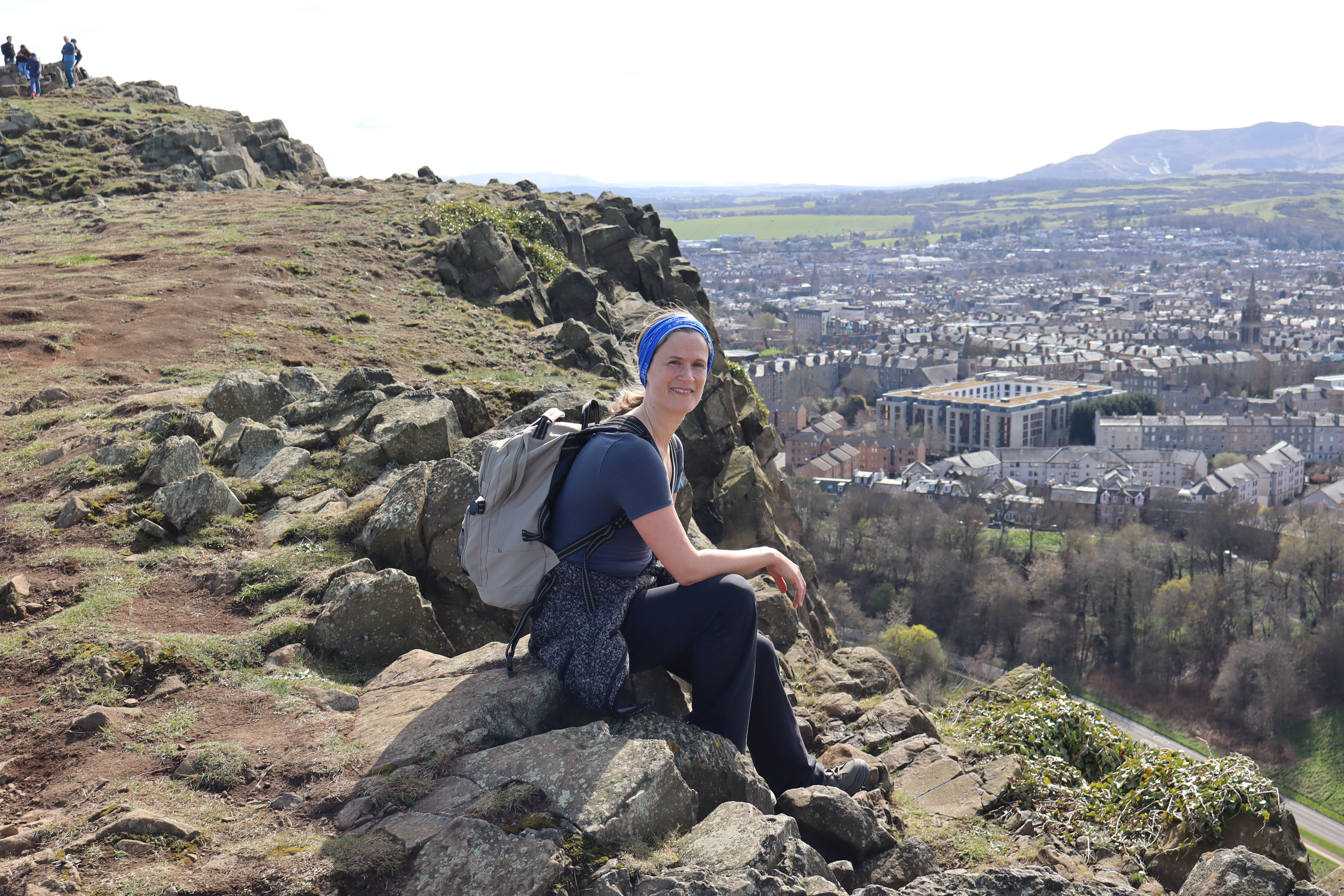 Udsigten fra Arthurs Seat. Foto Gitte Broholm Tinghuus