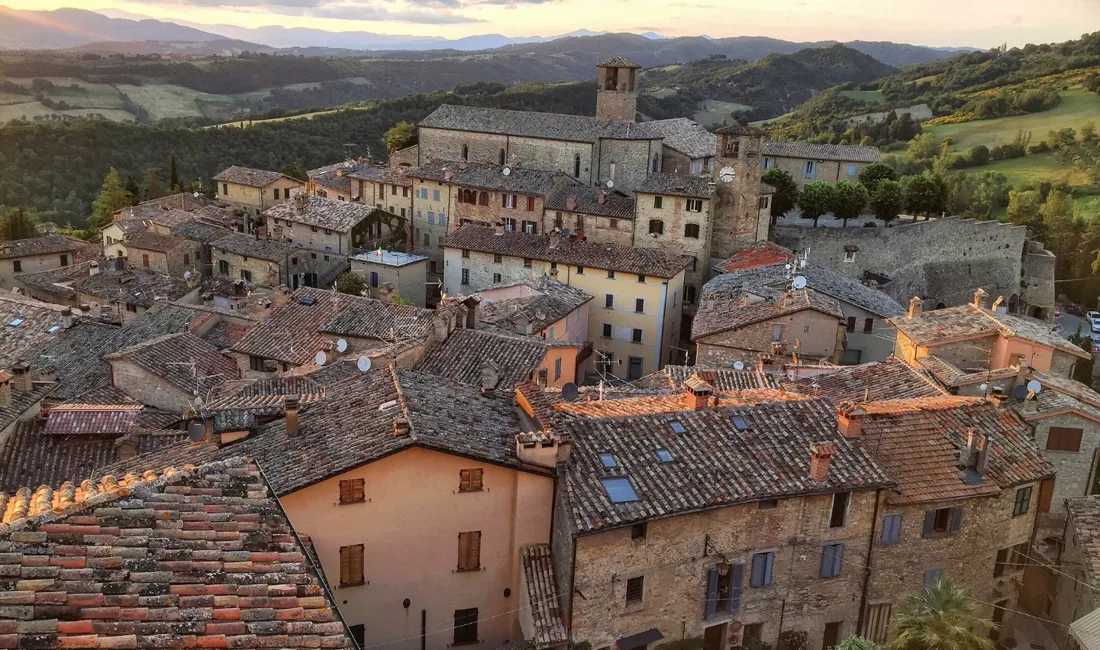Middelalderbyen Montone i Umbrien er nævnt blandt de 100 smukkeste byer i Italien. Foto Lene Brøndum