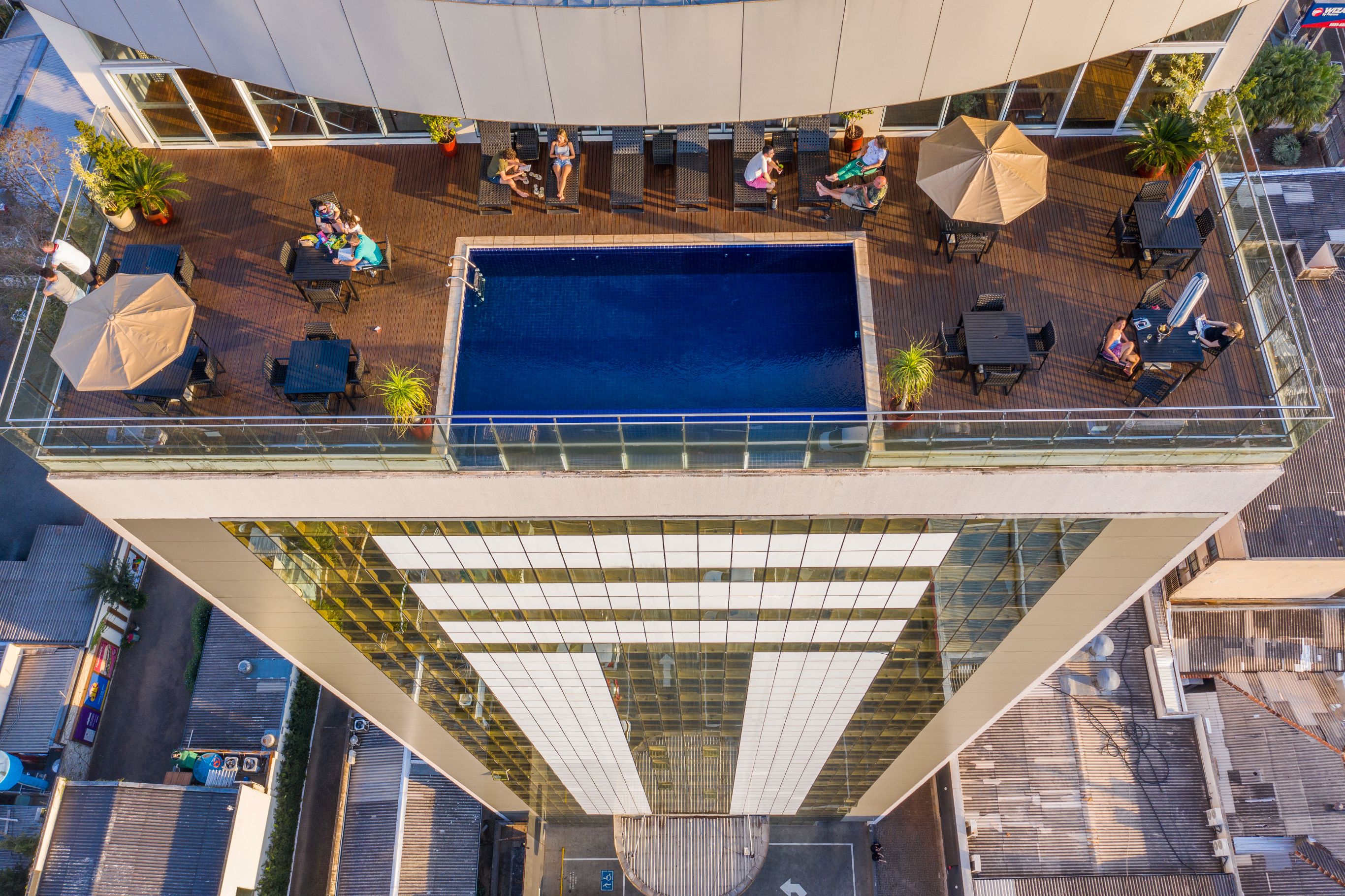 Billede 4 viale tower hotel, foz do iguaçu hotellets tagterrasse