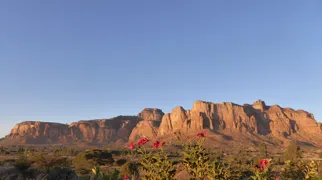 Billedet er taget en fortryllende morgen ved Gheralta bjergene. Foto Michael Andersen