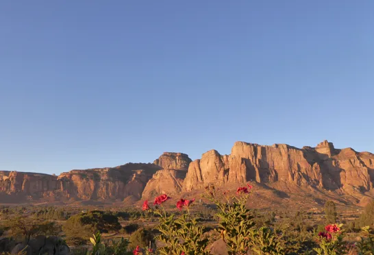Billedet er taget en fortryllende morgen ved Gheralta bjergene. Foto Michael Andersen