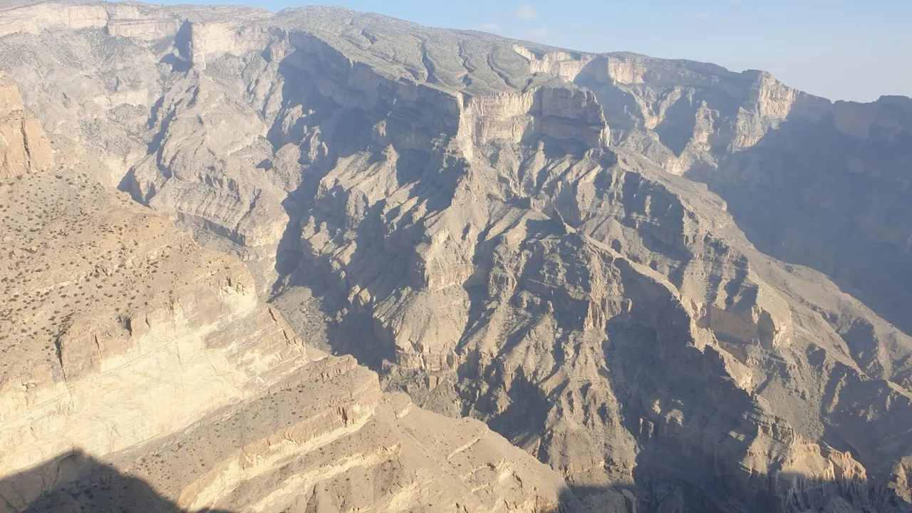 På vej til Jebel Shams, Solens Bjerg, er der enestående udsigter. Foto Kirsten Gynther Holm