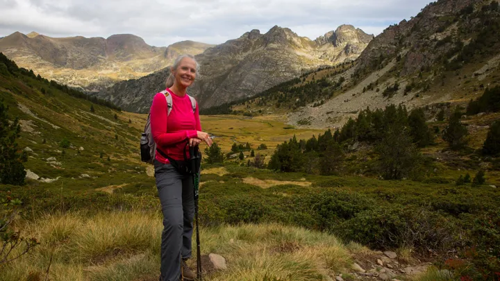 Viktors Farmor rejseleder Marianne Lucht i Andorra