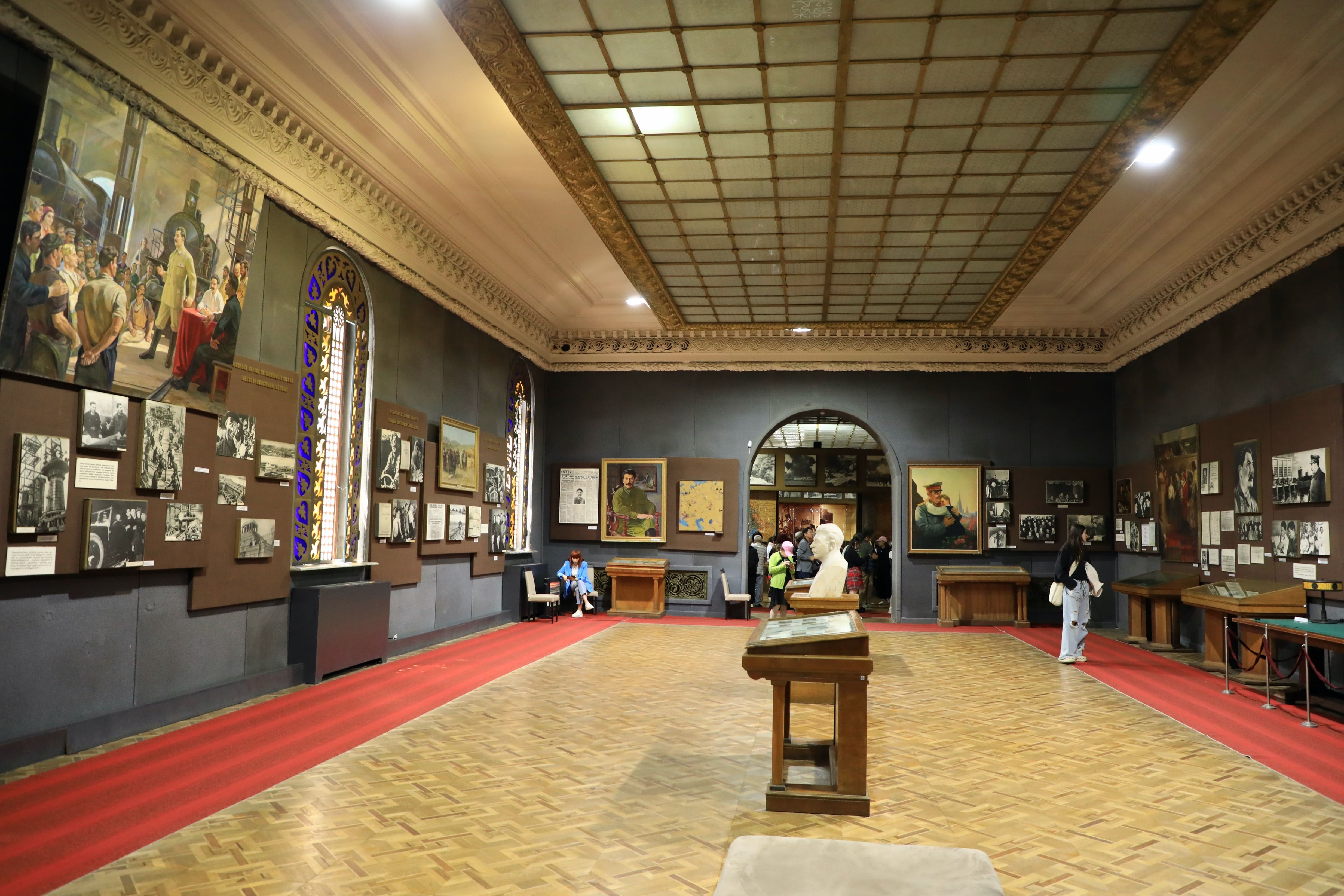 Vi besøger Stalin-museet i Gori. Foto Anders Stoustrup