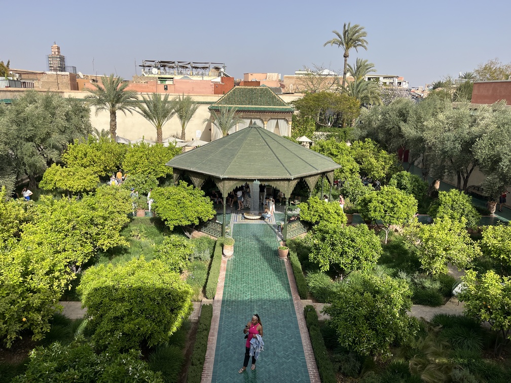 Den hemmelige have ligger som en oase i Marrakesh. Foto Josefine Aude Raas