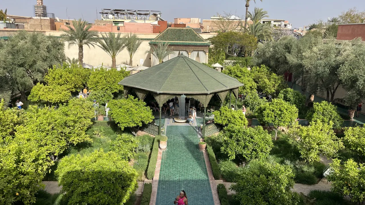 Den hemmelige have ligger som en oase i Marrakesh. Foto Josefine Aude Raas