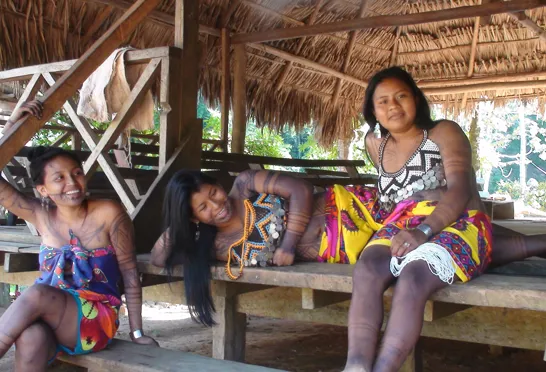 1 Vi besøger Embera-folket deres landsby i Panama. Foto Lis Kelså