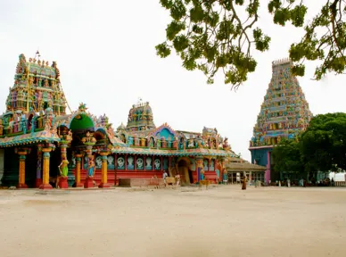 Nagapooshani Amman templet i Jaffna i Sri Lanka er meget vigtigt for det tamilske folk. Foto Viktors Farmor