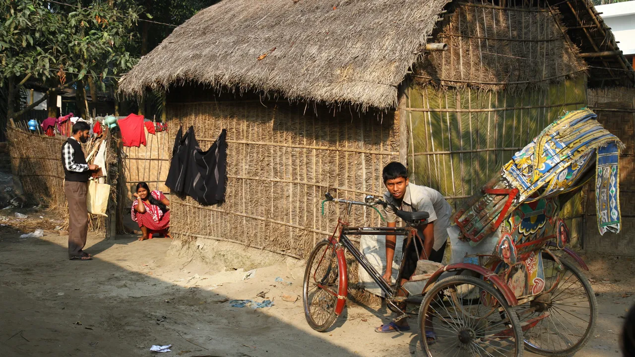 Rickshaws støder vi på mange steder. Foto Finn Ladefoged Hansen
