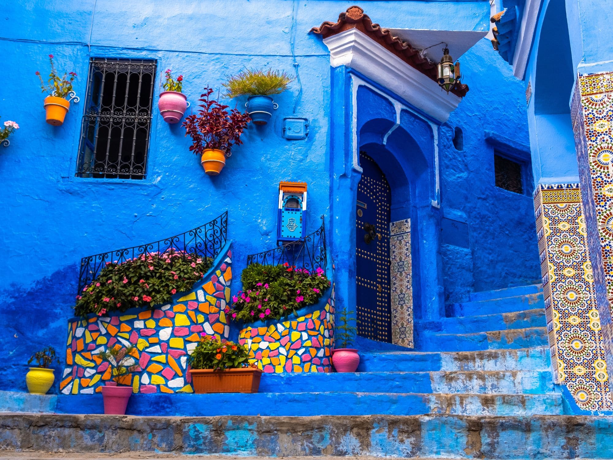 Den blå by Chefchaouen er fuld af gode motiver til fotografering. Foto Viktors Farmor