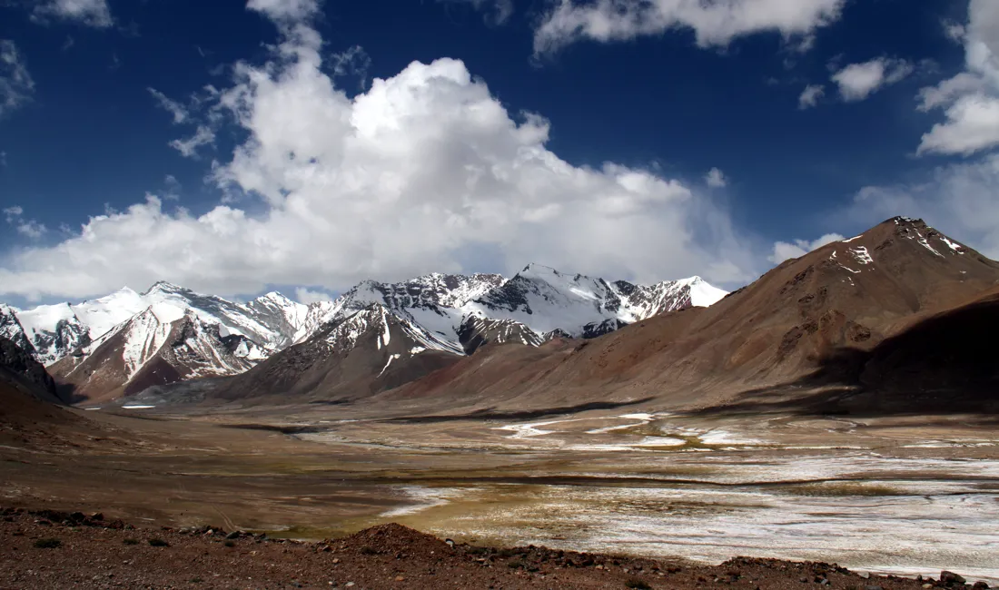 Størstedelen af Tajikistan er dækket af bjerge, og mere end halvtreds procent af landet ligger mere end 3000 meter over havet. Foto Erik Hermansen