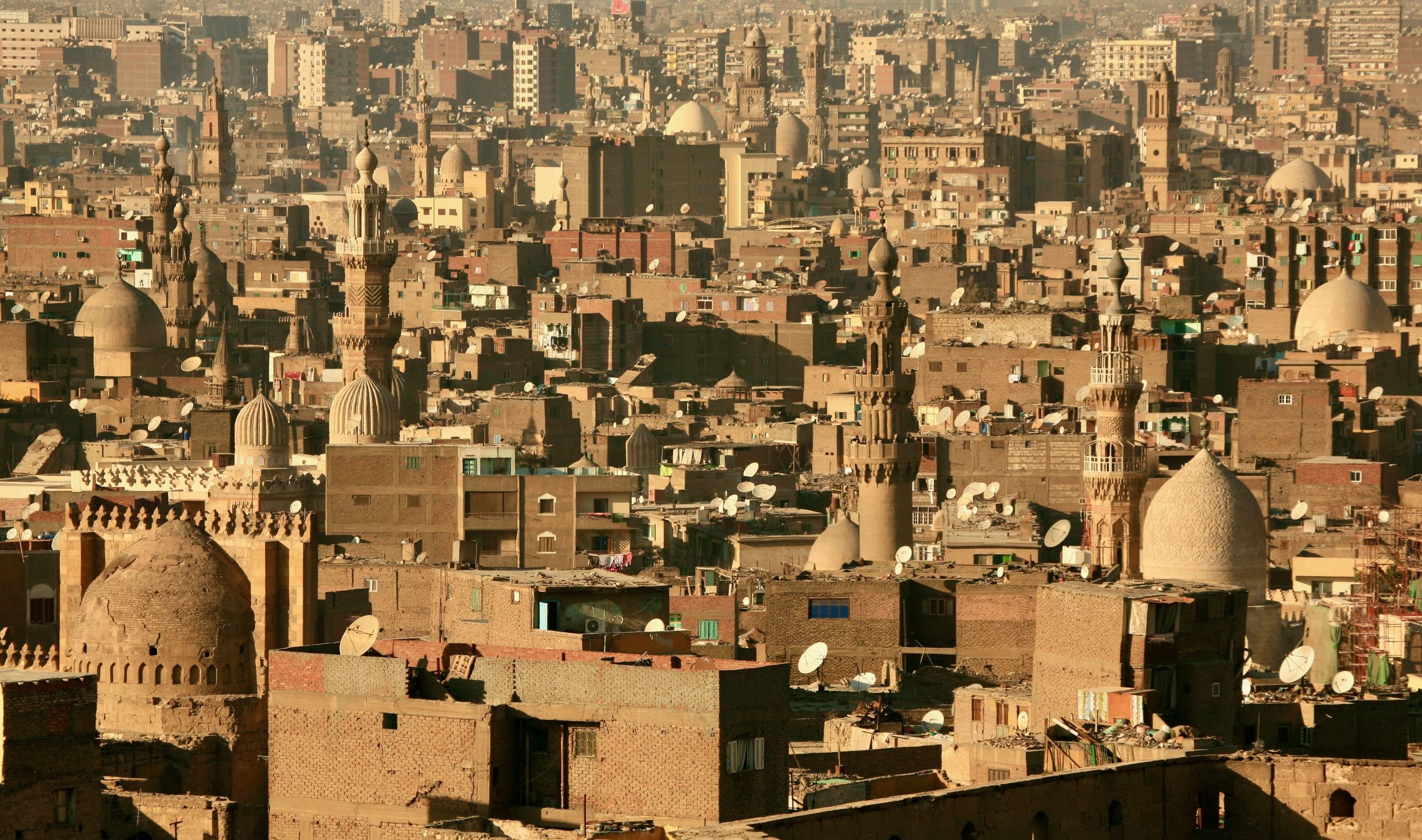 Udsigt over Cairo fra Citadellet. Foto af Anders Stoustrup