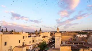 Solopgang over Fez. Foto Karin Reif
