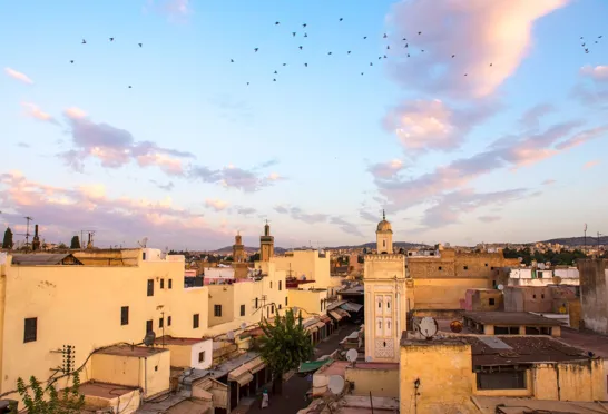 Solopgang over Fez. Foto Karin Reif
