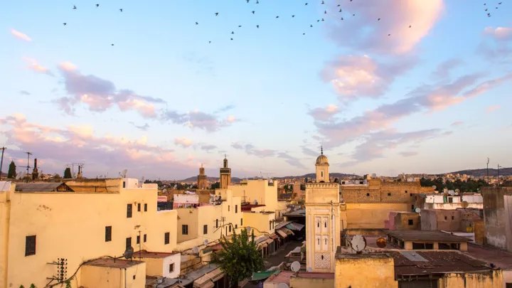 Solopgang over Fez. Foto Karin Reif