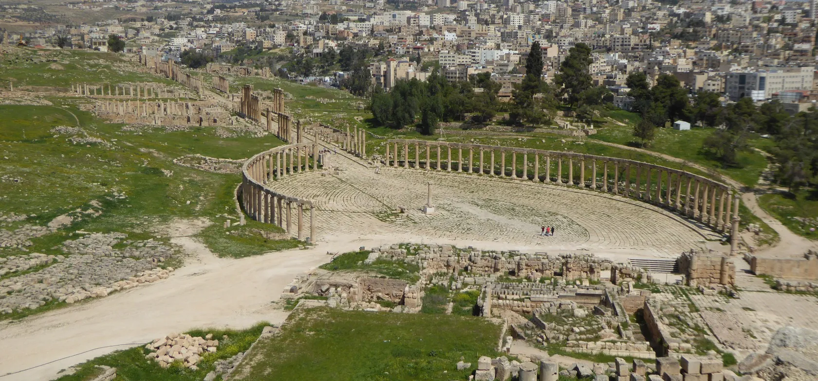 Jerash, verdens bedst bevarede hellenistisk-romerske provinsby. Foto Michael Andersen