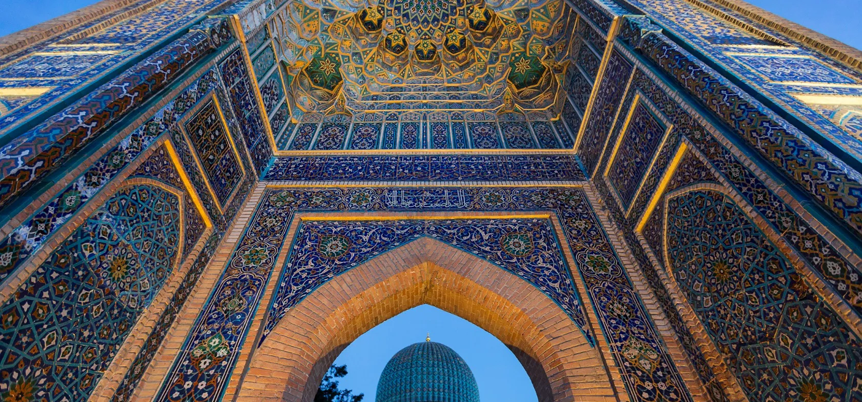 Udsmykningerne har en kulturel og religiøs betydning i Uzbekistan. Foto Viktors Farmor