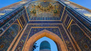 Udsmykningerne har en kulturel og religiøs betydning i Uzbekistan. Foto Viktors Farmor