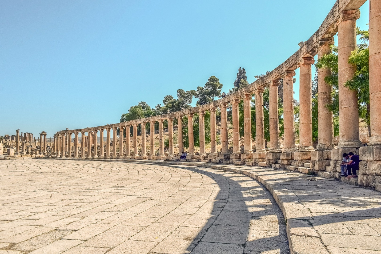 Jerash, det bibelske Gerasa, er et imponerende eksempel på en hellenistisk-romersk storby. Foto  Dimitris Vetsikas