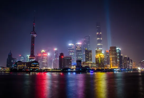 Shanghai er det moderne Kinas største by.
