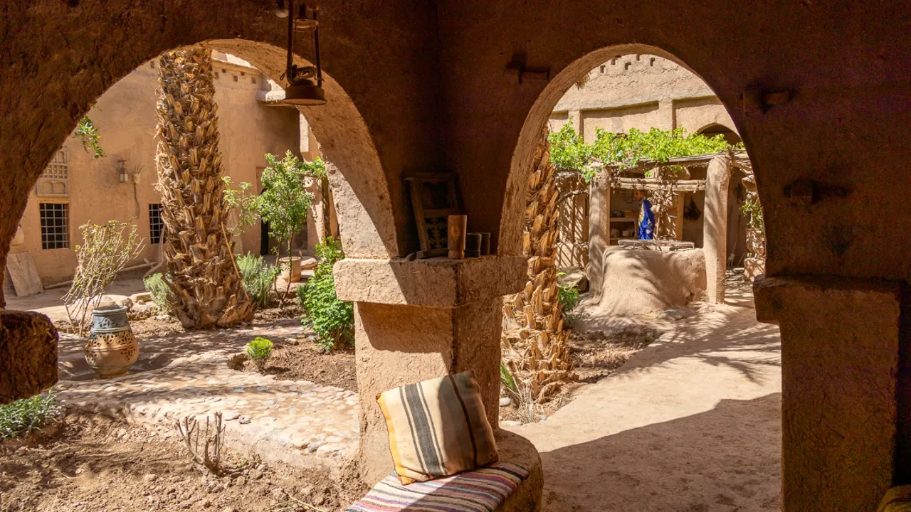 Vi aflægger besøg i Kasbah Amridil. Foto Verner Rud Nielsen