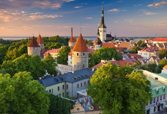 Tallinns smukke gamle bydel. Foto Viktors Farmor
