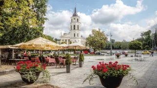 Domkirken i Vilnius er den vigtigste romerskkatolske domkirke i Litauen. Foto Viktors Farmor