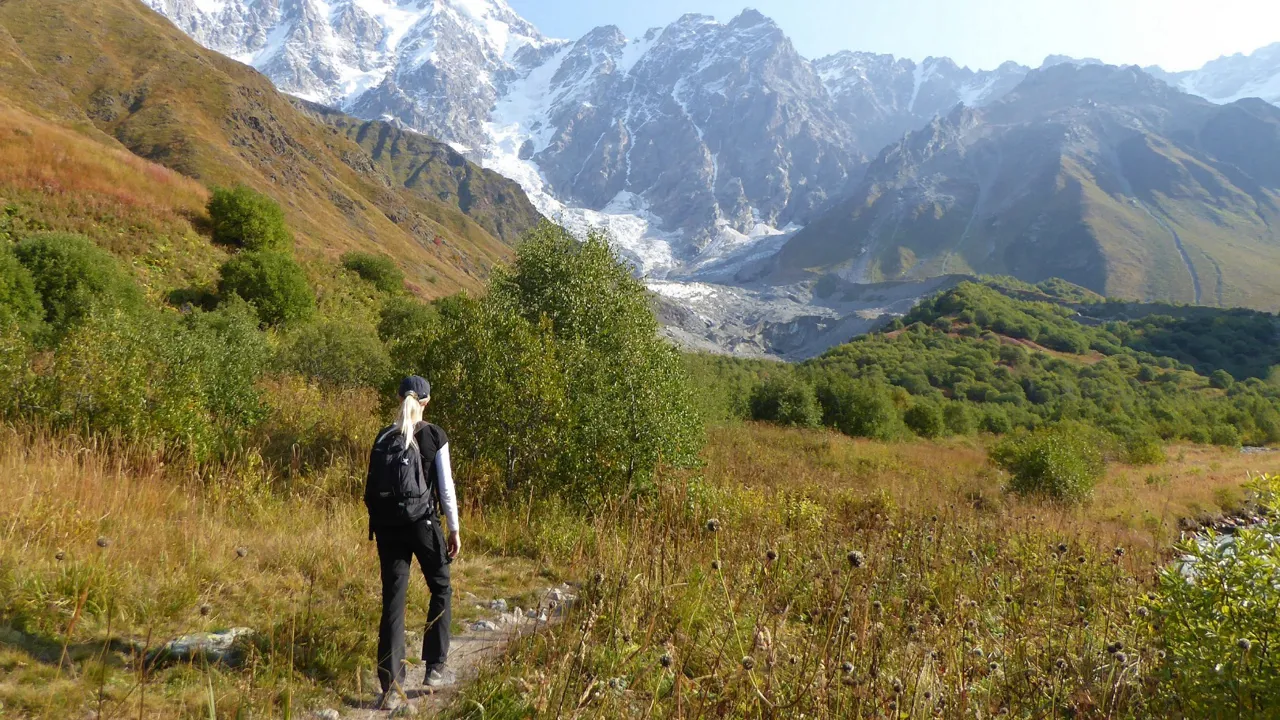 Vi tager på smukke vandreture i Svaneti regionen i Georgien. Foto Michael Andersen