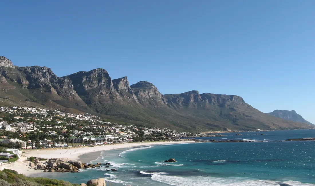 Cape Town - på dansk Kapstaden - nord for Kap Det Gode Håb er den næststørste by i Sydafrika. Foto Viktors Farmor