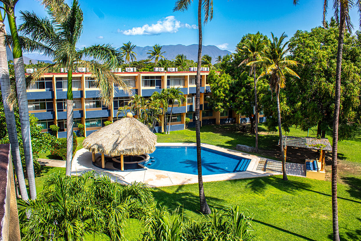 Hotel Calli ligger i rolige omgivelser i udkanten af Tehuantepec.